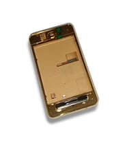 Samsung F480 Kasa Samsung Galaxy F480 Uyumlu Gold Renk Orta Kasa Ön Arka Kapak Tuş Takımı