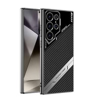 Vendas Samsung Galaxy S24 Ultra Kılıf Kamera Korumalı Karbon Tasarım Zore Yeni Seri Procase Kapak