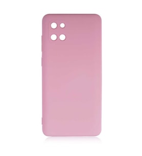Samsung Galaxy A81 (Note 10 Lite) Kılıf Orj Lansman Serisi Pürüzsüz Esnek Kadife İç Kısım (Açık Pembe)