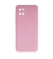 Samsung Galaxy A81 (Note 10 Lite) Kılıf Orj Lansman Serisi Pürüzsüz Esnek Kadife İç Kısım (Açık Pembe)