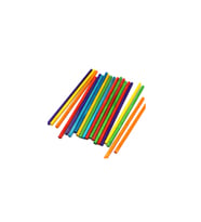 Ticon Yuvarlak Ahşap Çubuk 20 cm 24'lü Renkli