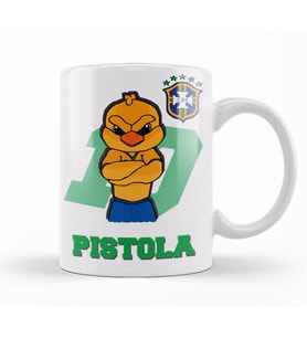 Canarinho Pistola Kupa Bardak Porselen