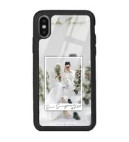 iPhone Xs Max Uyumlu Notlu Polaroid Çerçeve Tasarımlı Glossy Telefon Kılıfı
