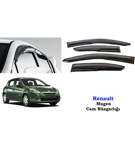 Renault Clio 3 HB Mugen Cam Kenar Rüzgarlığı 2005-2011