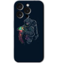 İphone 15 Pro Max Kılıf HD Desen Baskılı Kılıf - Astronot Kıyafeti