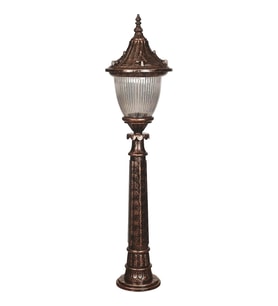 AVONNI BSU-68056-BKR-M2-B Kahverengi Boyalı Dış Mekan Aydınlatma E27 Aluminyum Döküm Dip Polikarbon Cam 27cm