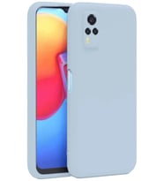 Durukar® Vivo Y53S Kılıf Nano içi Kadife Silikon - Buz Mavi