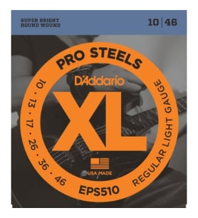 Daddario Eps510 Elektro Gitar Tel Seti, Xl, 10-46, Regular Light