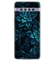 TCL 10 Plus Kılıf Silikon Desen Mistik Çiçekler 1650