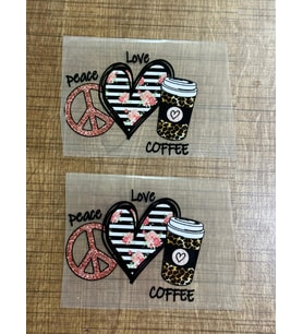 7X9 CM 2 Lİ ÜTÜ İLE YAPIŞAN KALPLİ TRANSFER BASKI ARMA KOT TİŞÖRT BASKI