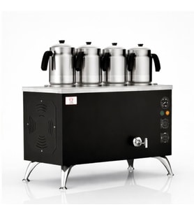 Anka Elektrikli Black Pro Compact Smart 4 Demlikli 40 Litre Çay Makinesi 220V