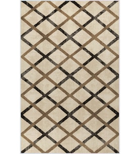 Eliana Home Baskılı, Yıkanabilir Kaymaz Taban Salon Halısı LNA0511 100x150 cm (Kahverengi)