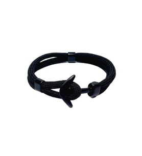 JTAW25BLK1603 ÇAPAMODEL İPLİ TASARIM SİYAH  JANTİ BİLEKLİK
