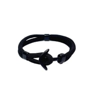 JTAW25BLK1603 ÇAPAMODEL İPLİ TASARIM SİYAH  JANTİ BİLEKLİK