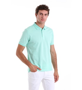 Hatemoğlu Su Yeşili GL 112301 Basıc Polo Pike T-shırt