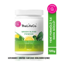 TheLifeCo Green Blend - Yeşil Sebzeler İçecek Tozu 120 g