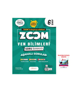 Günay Yayınları 2025-2026 6. Sınıf ZOOM Fen Bilimleri Soru Bankası Yeni Nesil Sorularla Güncel Müfredat (Çok Renkli)