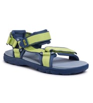 Jack Wolfskin 4040061 Seven Seas 3 K Lime/Blue Kadın Sandalet (Lacivert)