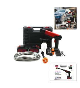 OTO - ARAÇ YIKAMA MAKİNESİ ŞARJLI - YEDEK BATARYALI 135W - 19000 RPM 12000 mAh - 21V 0.62bar A-130 (5668)