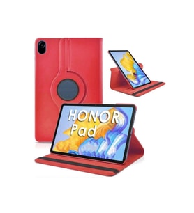 Huawei Honor Pad X9 11.5' Uyumlu Zore Dönebilen Standlı Kılıf (Kırmızı)
