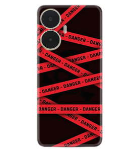 C55 Kılıf Resimli Desenli Baskılı Silikon Danger 1372