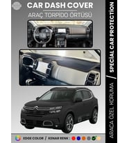 CITROEN C5 AIRCROSS (2018-2025) Torpido Örtüsü Ön Göğüs Torpido Koruma Tam Uyum Kolay Montaj