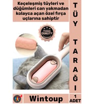 #Tarak ABS Kürk Çözücü Keçe Açıcı Masaj Etkili Evcil Hayvan Fırçası Kedi Köpek Tüy Toplama Tarağı