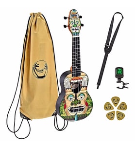 Ortega K2-TM Keiki Sopranino Ukulele Set (Totem)