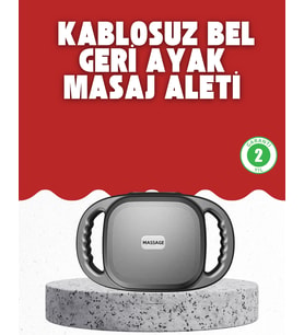 Fonksiyonlu Şarjlı Masaj Aleti 6 Başlık 2000 Mah Ergonomik Gövde