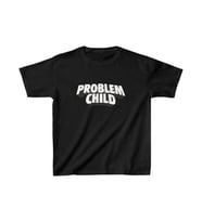 Unisex Çocuk Baskılı T-Shirt - Siyah