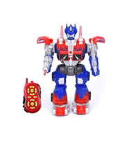 Uzaktan Kumandalı Disk Atan Sesli Işıklı Dev Optimus Prime Robot 40 Cm