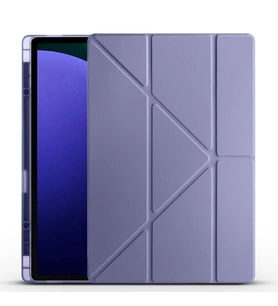 Galaxy Tab S10 Ultra Kılıf Zore Tri Folding Kalem Bölmeli Standlı Kılıf