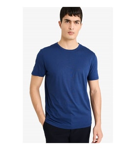 Defacto Slim Fit indigo Erkek T-Shirt M6606AZ/IN131