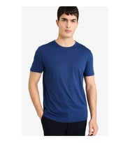 Defacto Slim Fit indigo Erkek T-Shirt M6606AZ/IN131