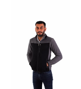 ESER - Katyonik Mont - Gri , Siyah - Slim Fit (Siyah-Gri)