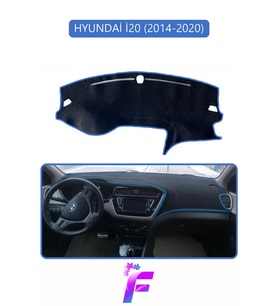 HYUNDAİ İ20 (2014-2020) Uyumlu Ön Torpido Örtüsü Kolay Montaj Kaymaz Tasarım Tam Koruma G47