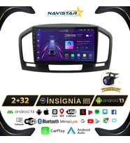 Opel İnsignia 2009-2013 Model 2+64GB Android 13 Kablosuz Carplay Navigasyon Multimedya Sistemi