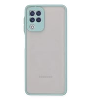 Galaxy A22 Kılıf Montreal Silikon Kapak - Turkuaz
