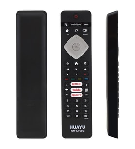 Huayu Philips RM-L1660 RC4498 RC4501 YKF291-003 Netflix-Youtube-Rakuten Tv Tuşlu Lcd Led Tv Kumanda (Ses Komutsuz)