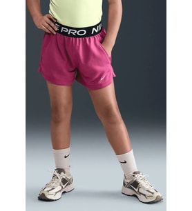 Nike Pro Fleece Dri-FIT Shorts Kids Pink Kız Çocuk Şortu Pembe