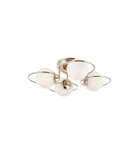 Eray Aydınlatma 4 lü Opal Camlı Rose Gold Avize (Rose - Gold)