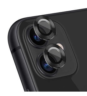 Microsonic Apple iPhone 11 Tekli Kamera Lens Koruma Camı Siyah