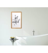 BK Home Banyo Dekoratif Retro Ahşap Tablo-22