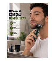 Mey İthalat® Kablosuz Şarjlı Çok Amaçlı Tıraş Makinesi