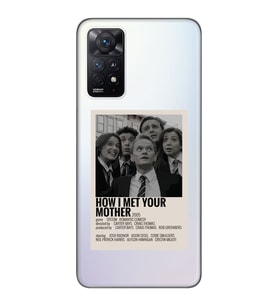 Xiaomi Redmi Note 12 PRO 4G Uyumlu How I Met Your Mother Tasarımlı Şeffaf Telefon Kılıfı
