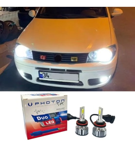 Fiat Palio Led Xenon Kısa Far Ampulü H7 Duo Yeni Seri Beyaz 2006-2012