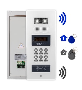 Powermaster Kapı Kilidi Sistemi İntercom Kapı Kilit Apartman Zil Paneli Şifreli Çipli