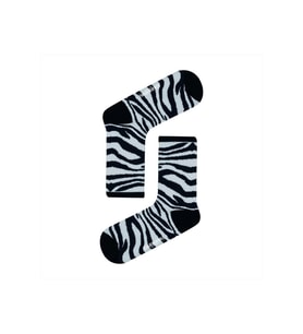 Zebra Milk Desenli Renkli Spor Çorap
