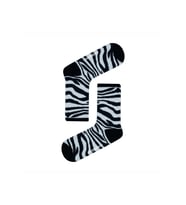 Zebra Milk Desenli Renkli Spor Çorap