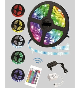 5 Metre Kumandalı Rgb Şerit Led Aydınlatma